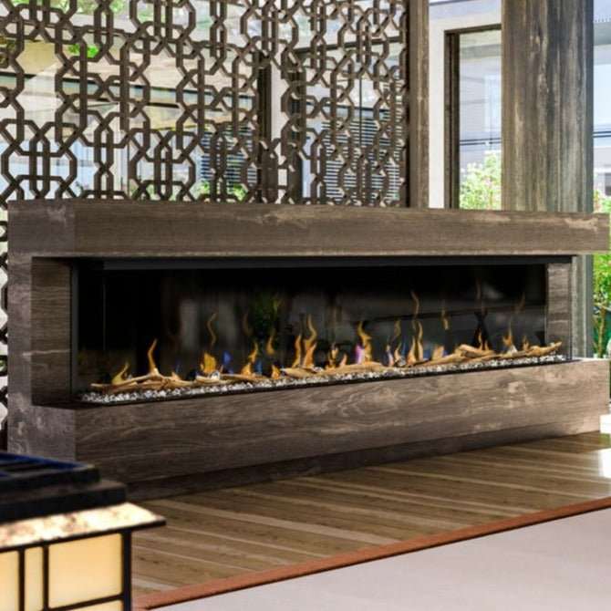 Dimplex IgniteXL Bold 100" Smart Linear Multi-Side View Built-In Electric Fireplace