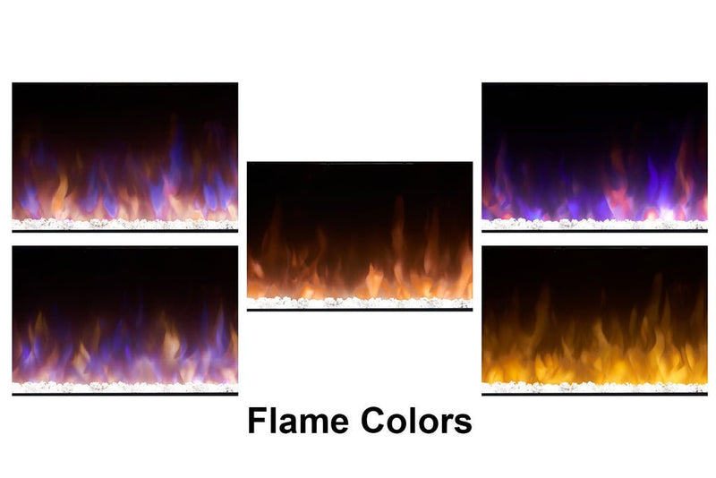 Dimplex Multi-Fire Slim 36" Smart Recessed / Wall Mount Linear Electric Fireplace - Model PLF3614-XS - ExceptionalFire