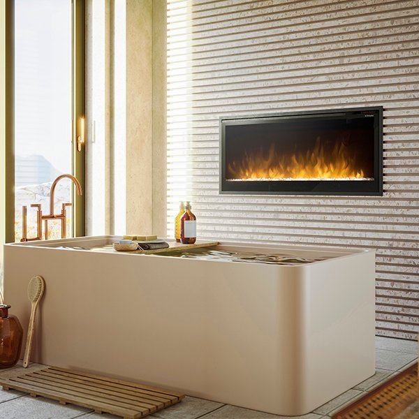 Dimplex Multi-Fire Slim 42" Smart Recessed / Wall Mount Linear Electric Fireplace