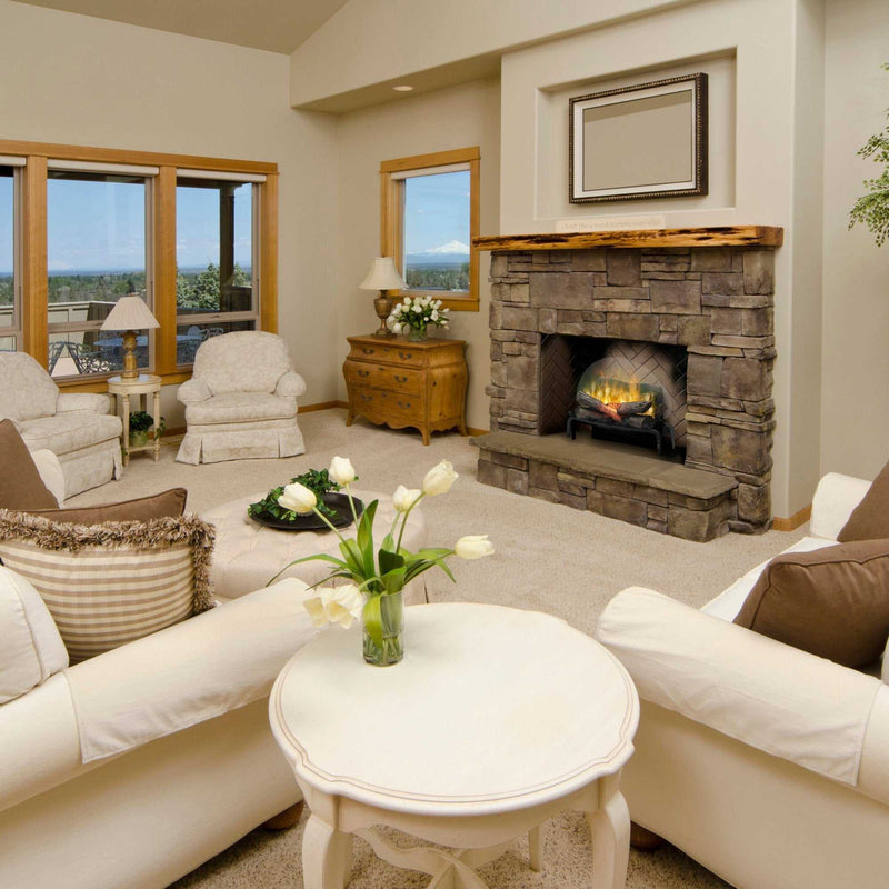 Dimplex Revillusion 20" electric log insert with realistic flames and heater for cozy warmth
