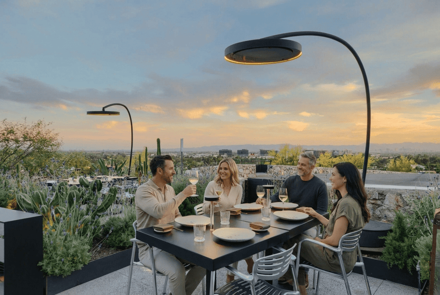 Bromic Eclipse Smart-Heat Portable 2900W Electric Patio Heater with Light & Dimmer