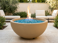 American Fyre Designs 36" Round Gas Fire Bowl — alternate view