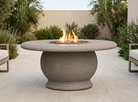 American Fyre Designs Amphora 48" Round Gas Fire Table — alternate view