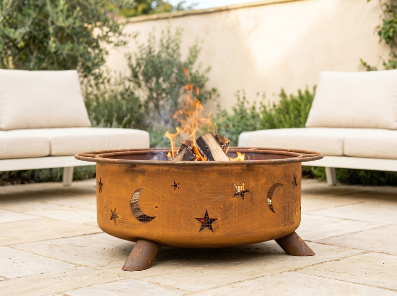 Evening Sky Fire Pit — outdoor setting