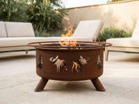 Moose & Trees Fire Pit — outdoor setting