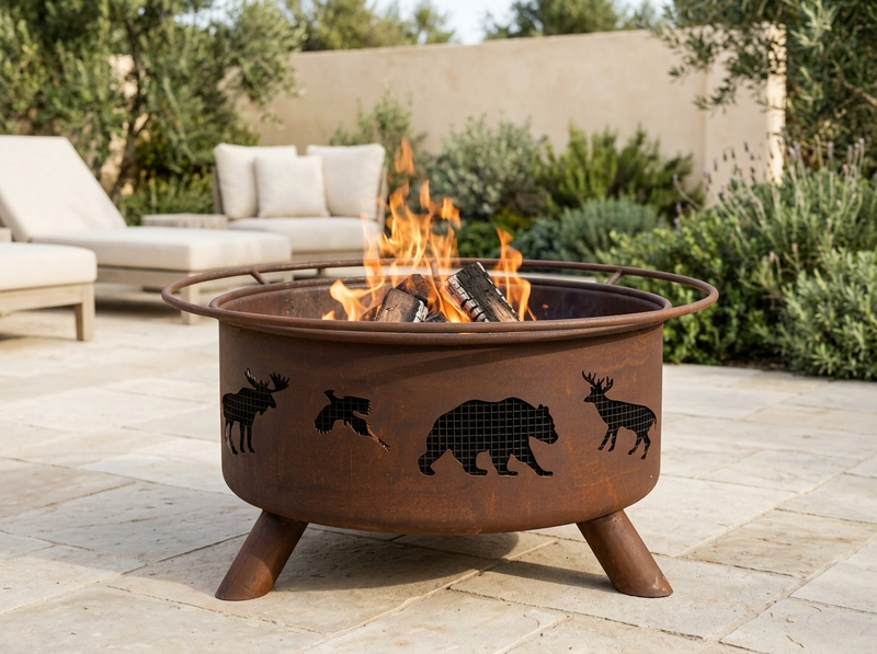 Wildlife Fire Pit — outdoor setting