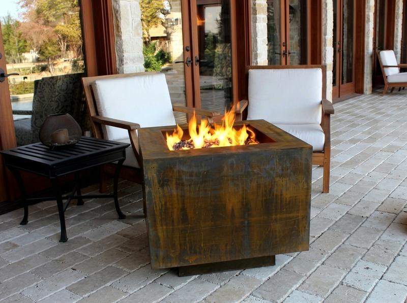 Basa Fia Hidden Tank Fire Pit - 30" — outdoor setting