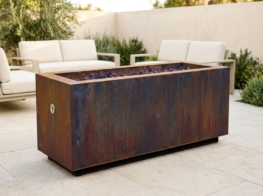 Basa Fia Steel Gas Fire Pit