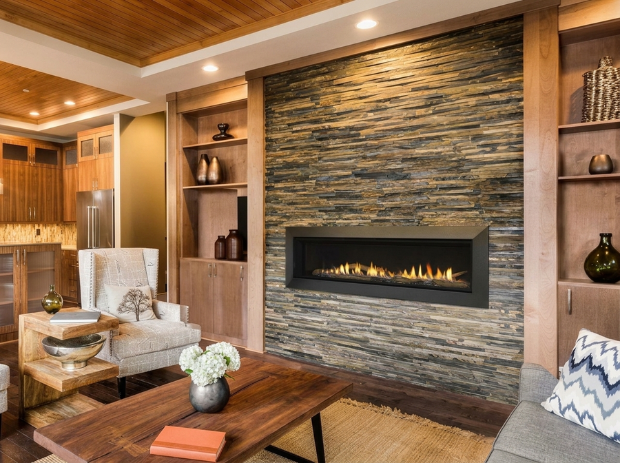 Majestic Echelon II 60" Direct Vent Linear Gas Fireplace
