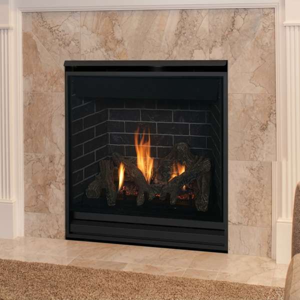 Superior DRT3040. Shown with optional Blackstone liner and Vista front configuration. AI-assisted editorial visualization preserving the manufacturer-photographed installation. Optional accessories are not represented as included in the base price. Installation must follow the supplied model-specific manual.