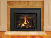 IronStrike Madison Park 34" Direct Vent Gas Fireplace Insert - Model MADISON PARK 34 — room setting. AI-assisted visualization; shown fronts, liners, media and surroundings may be optional.