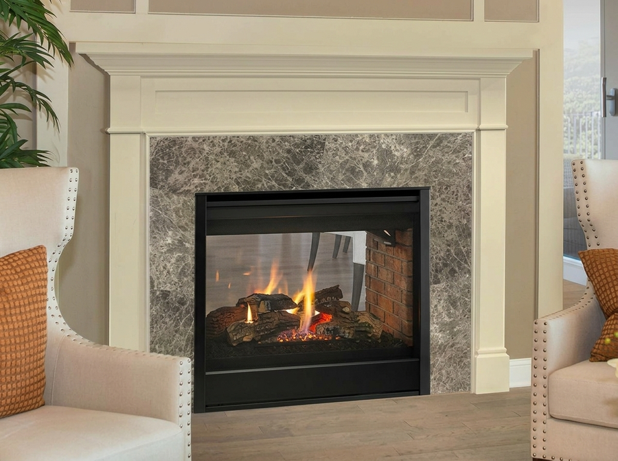 Majestic 36" See-Through Direct Vent Gas Fireplace