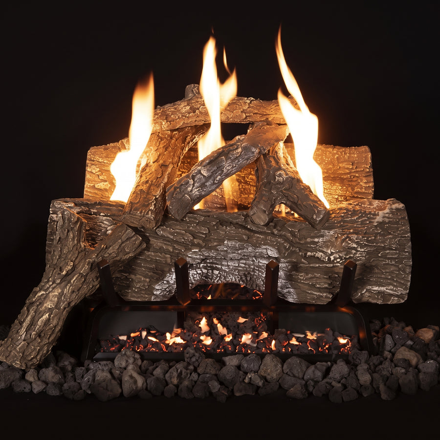 Red Oak Ventless Gas Log Set