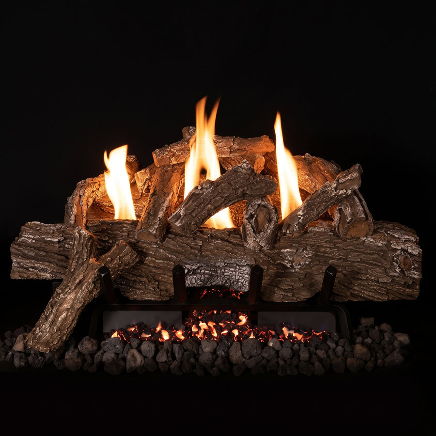 Red Oak Ventless Gas Log Set