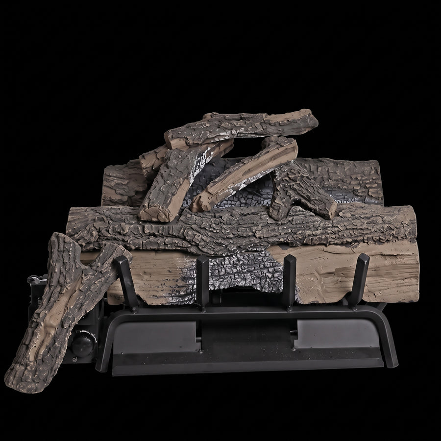 Split Oak Ventless Log Set