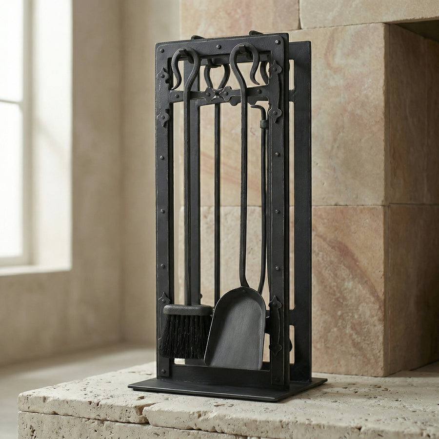 Fireplace Tool Set by Design Specialties Hammered Edge