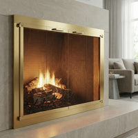 Heritage - Masonry Steel Fireplace Glass Doors | Custom