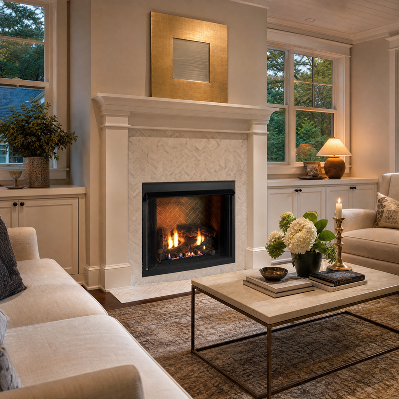 Empire Breckenridge Select 36" Vent-Free Firebox — lifestyle