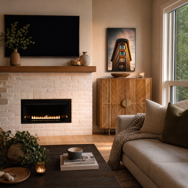 Empire DVL Linear 46" Direct Vent Linear Gas Fireplace — lifestyle