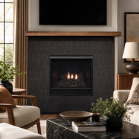Empire Tahoe Clean-Face Deluxe 36" Direct Vent Gas Fireplace — lifestyle