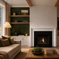 Empire Tahoe Clean-Face Premium 36" Direct Vent Gas Fireplace — lifestyle