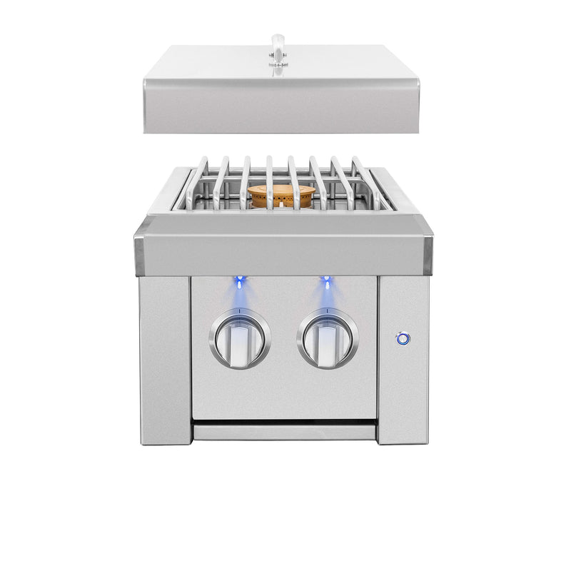 American Made Grills Estate Double Side Burner