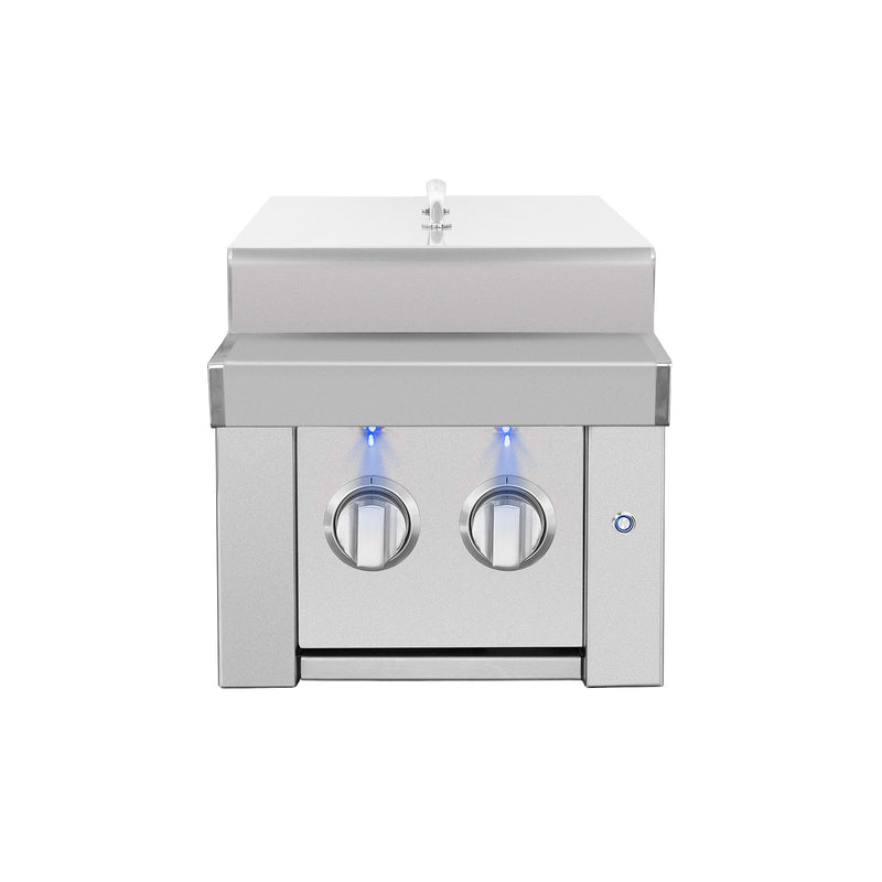 American Made Grills Estate Double Side Burner