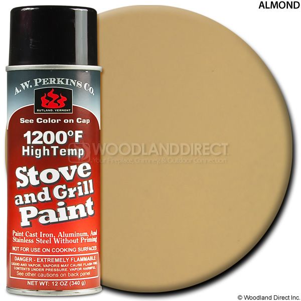 1200º  Almond Stove Paint-12 oz Spray On