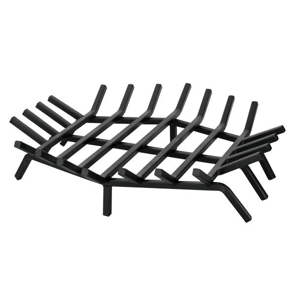 24" Hex Shape Outdoor Fireplace Grate