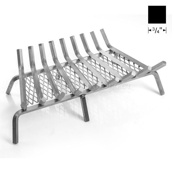 32" Lumino Stainless Steel Ember Lifetime Fireplace Grate