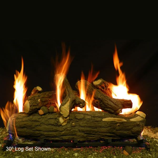Country Split Weathered Vented Gas Log Set - Formation Creation