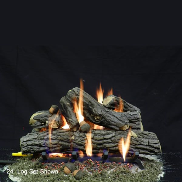 Country Split Weathered Vented Gas Log Set - Formation Creation
