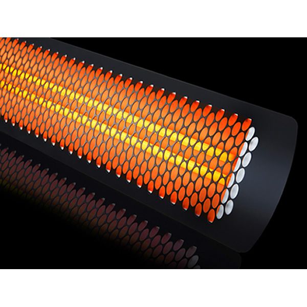 Bromic Tungsten Smart-Heat Black 2000W Electric Patio Heater - 44"