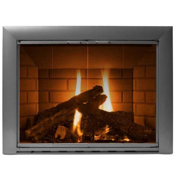 Premier View Masonry Fireplace Door
