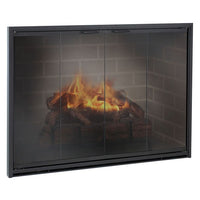 Stiletto Masonry Fireplace Glass Door