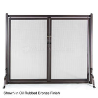 Early American Fireplace Screen with Doors