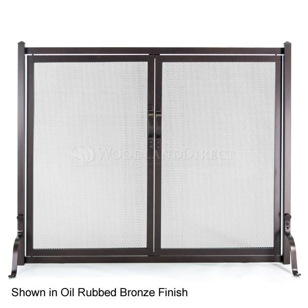 Early American Fireplace Screen with Doors