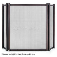 Early American Three Panel Fireplace Screen