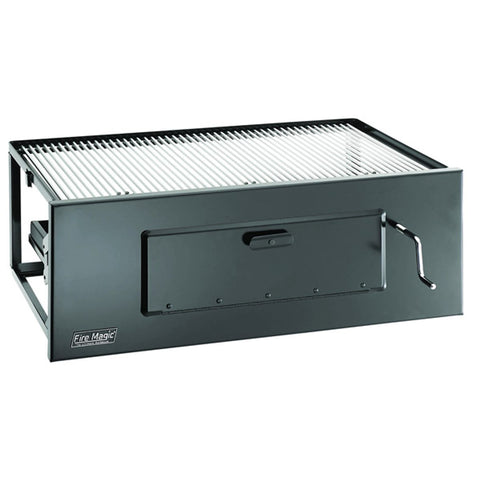 Fire Magic Legacy Slide-In Charcoal Grill - Lift A - 30"
