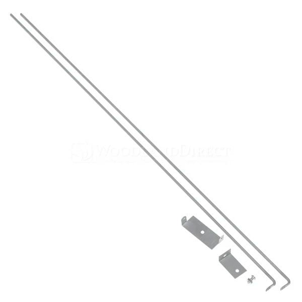 Fireplace Spark Screen Rod Kit