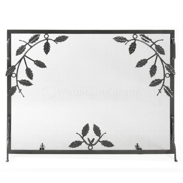 Weston Graphite Finish Fireplace Screen - Small