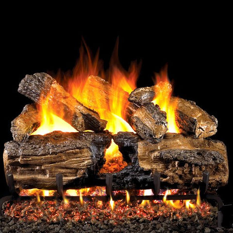 Peterson Real Fyre Burnt Split Oak Vented Gas Log Set