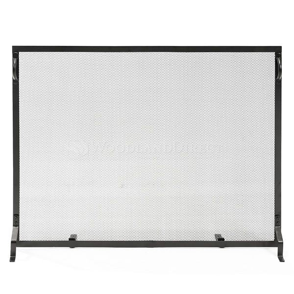 Plain Flat Fireplace Screen -  38" x 30"