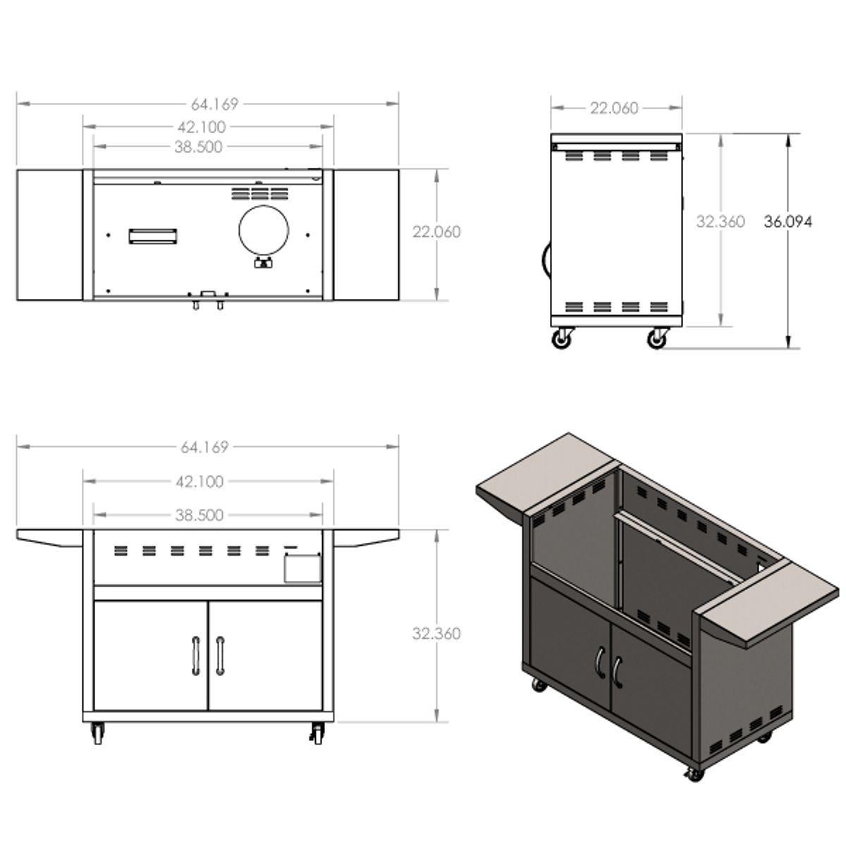 Summerset TRL Built-In Gas Grill - 38"