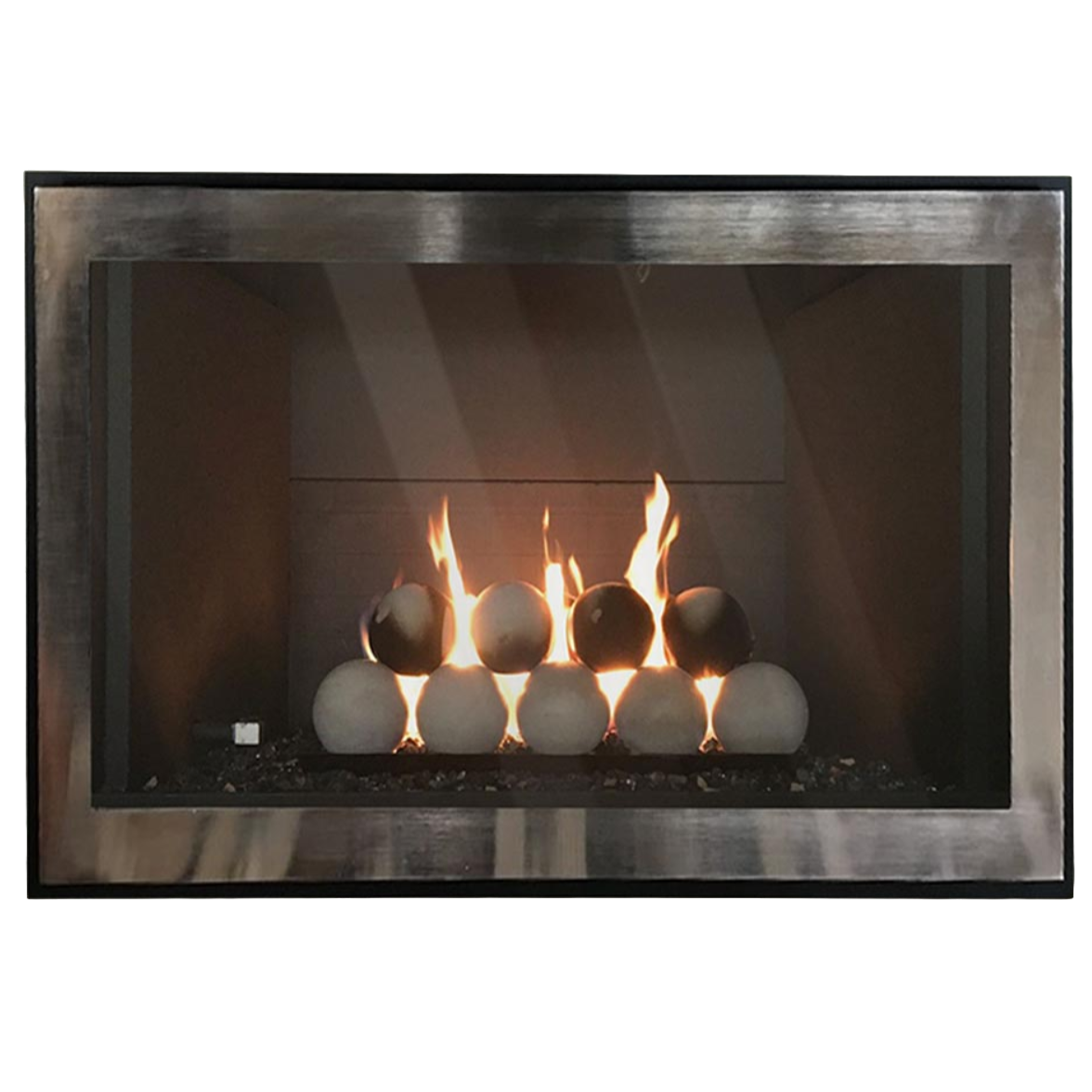 Original Moderne - Single Panel Fireplace Glass Doors