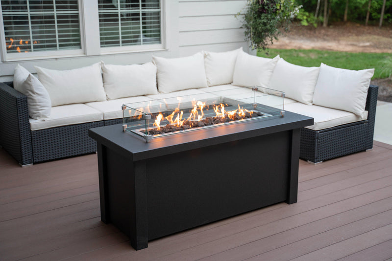 Fire Pit Tables Standard Milan Linear - ExceptionalFire