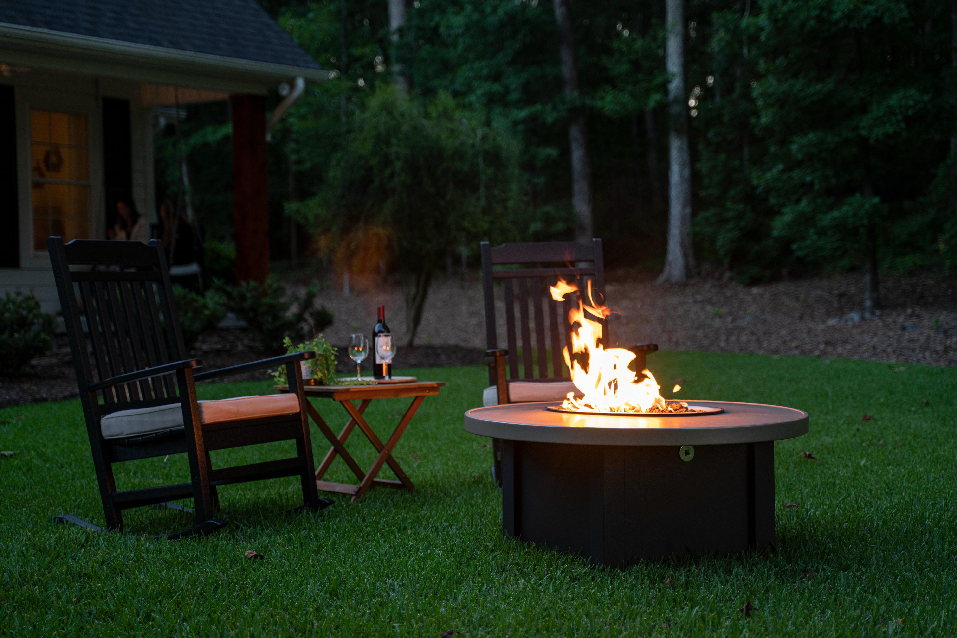 Fire Pit Tables Standard Traditional Round - ExceptionalFire