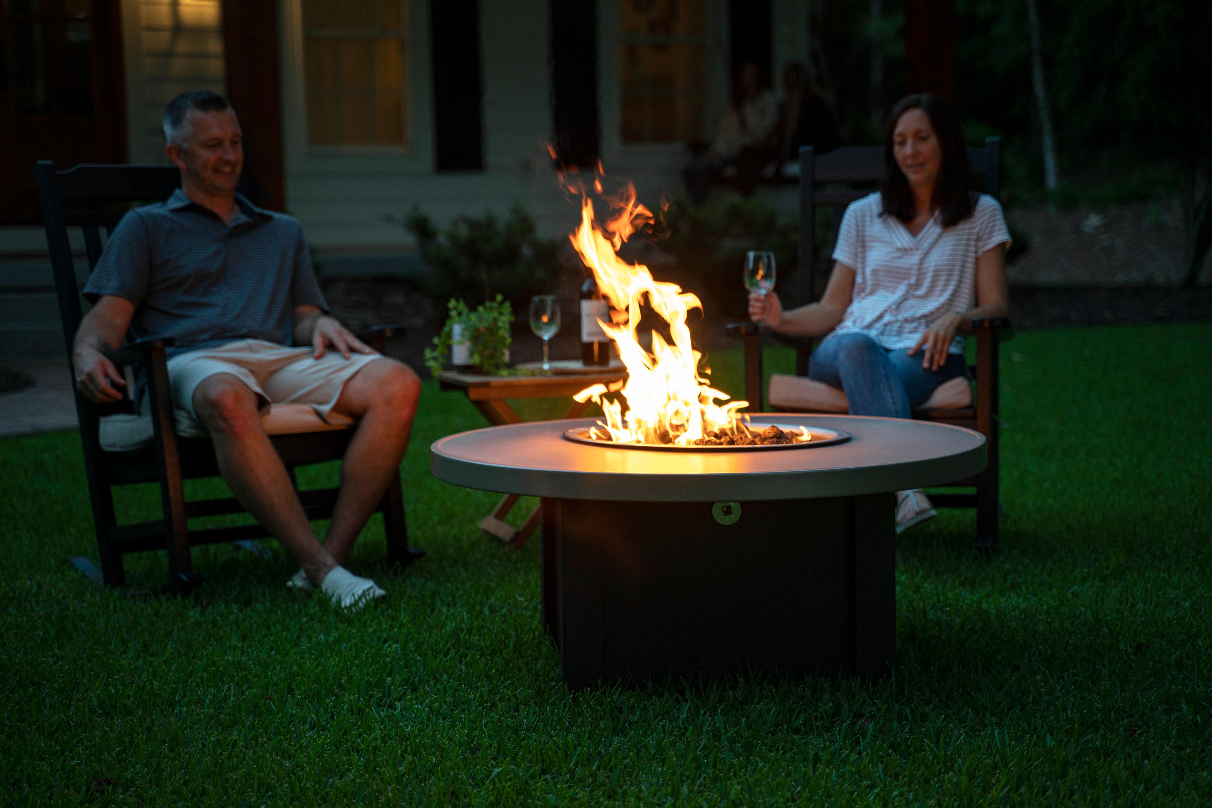 Fire Pit Tables Standard Traditional Round - ExceptionalFire