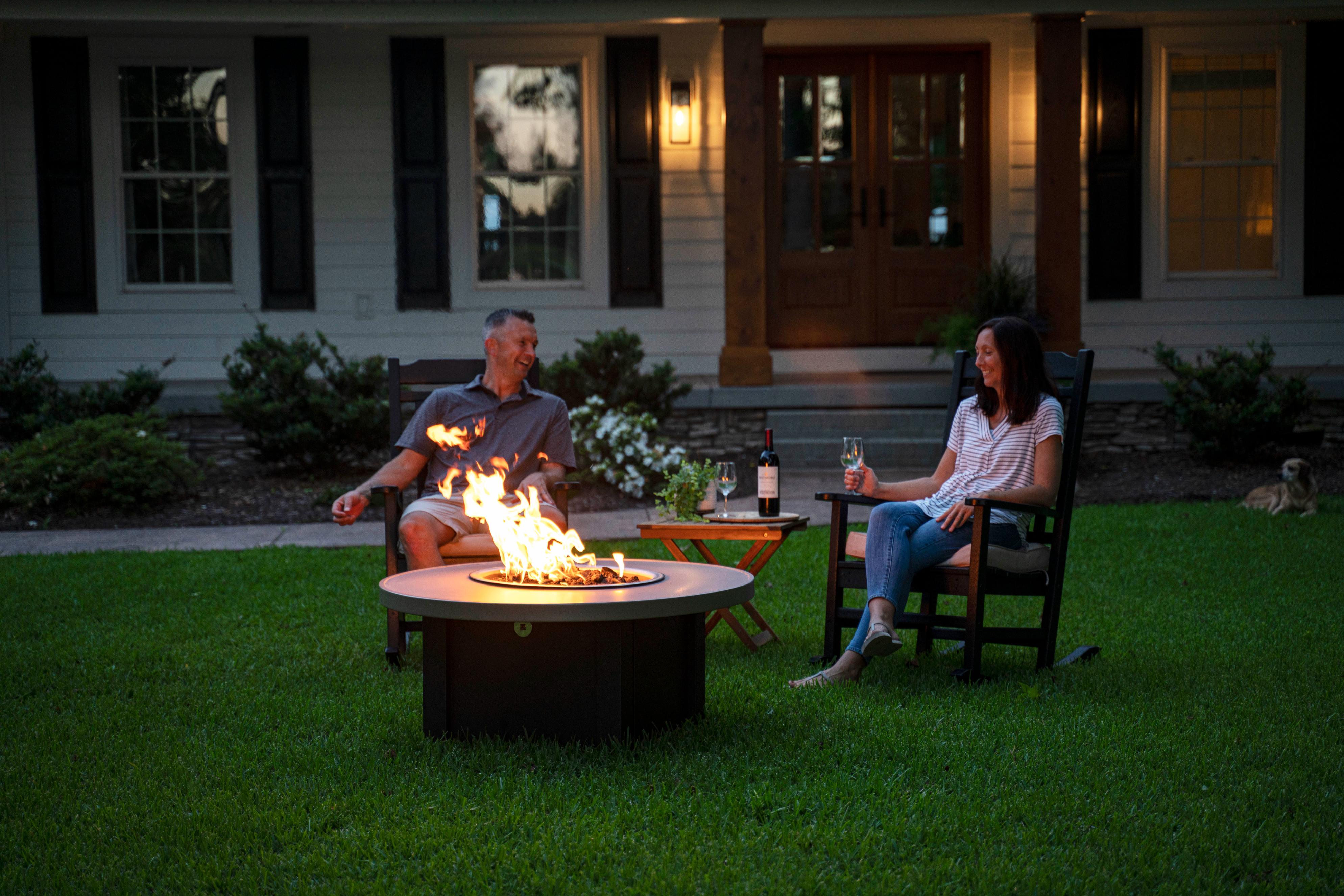 Fire Pit Tables Standard Traditional Round - ExceptionalFire
