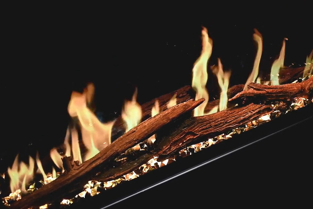 Modern Flames Orion Slim 60-Inch Three-Sided Built-In Electric Fireplace - Model OR60-SLIM